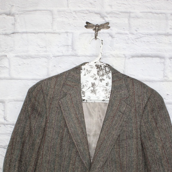 *Polo by Ralph Lauren Gray Virgin Wool 2-Button Jacket Sport Coat Size - Picture 2 of 9